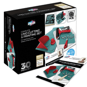 Zieler  Complete Lino Cutting & Printing Kit 30 pcs set