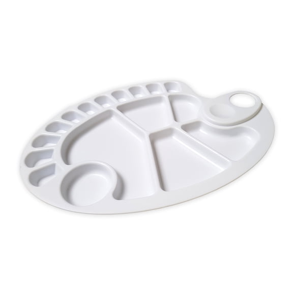 Zieler Oval Sturdy Plastic 17 Well Art Palette