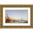 thumbnail image 1 of Ziem, Felix Francois 32x20 Gold Ornate Wood Framed with Double Matting Museum Art Print Titled - The Grand Canal, Venice, 1 of 4