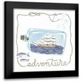 thumbnail image 1 of Zieve Miller, Sara 20x20 Black Modern Framed Museum Art Print Titled - Ship in a Bottle Adventure, 1 of 5
