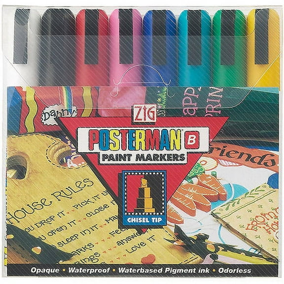 Zig 6mm Waterproof Marker Set