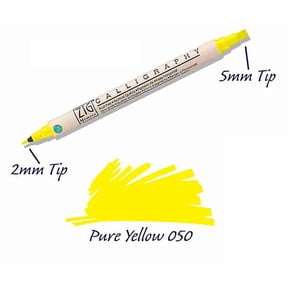 Zig Calligraphy Marker Pure Yellow