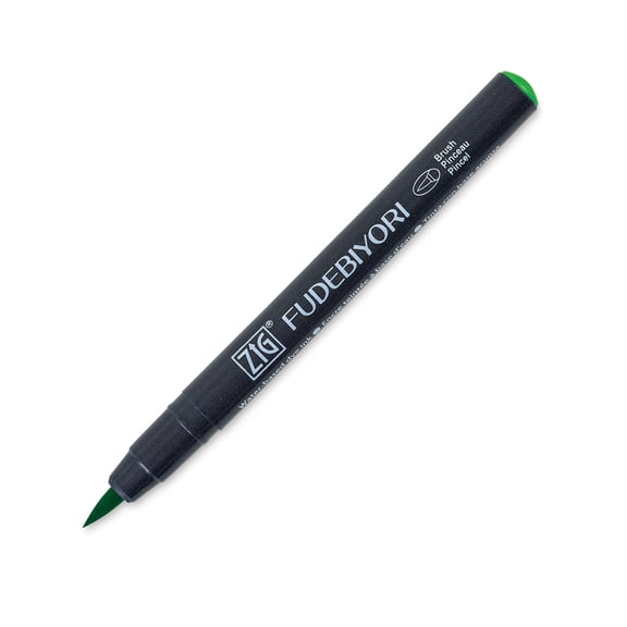 Zig Fudebiyori Brush Pen - May Green