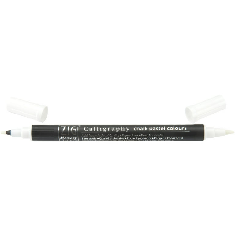 Zig Memory System Calligraphy Chalk Pastel Dual-Tip Markers 