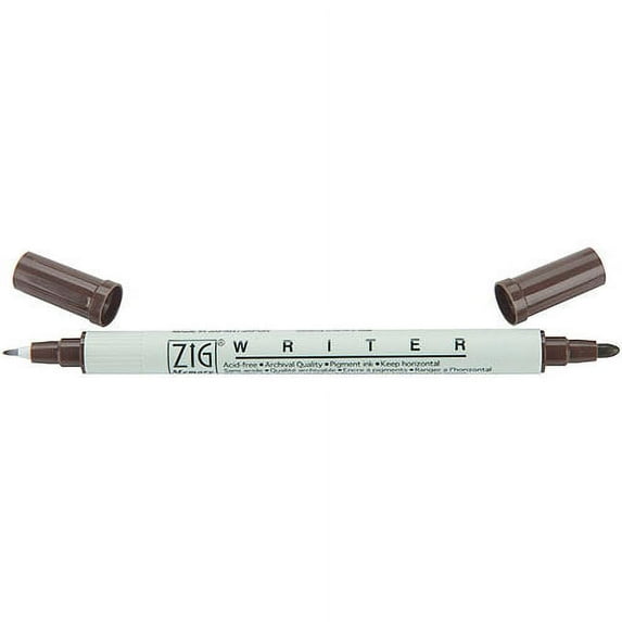 Zig Memory System Writer Dual-Tip Marker-Chocolate