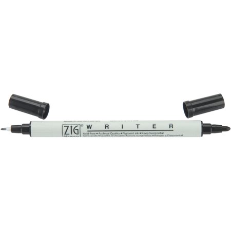 Zig Writer Pen Dual Tip Bulk Pure Black