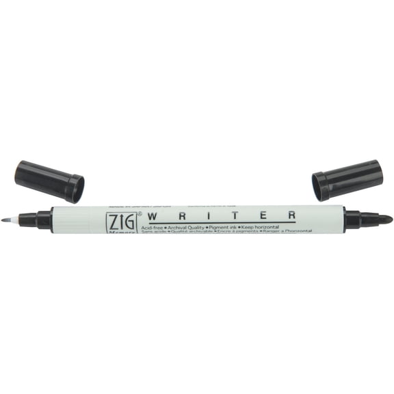 Zig Writer Pen Dual Tip Bulk Pure Black