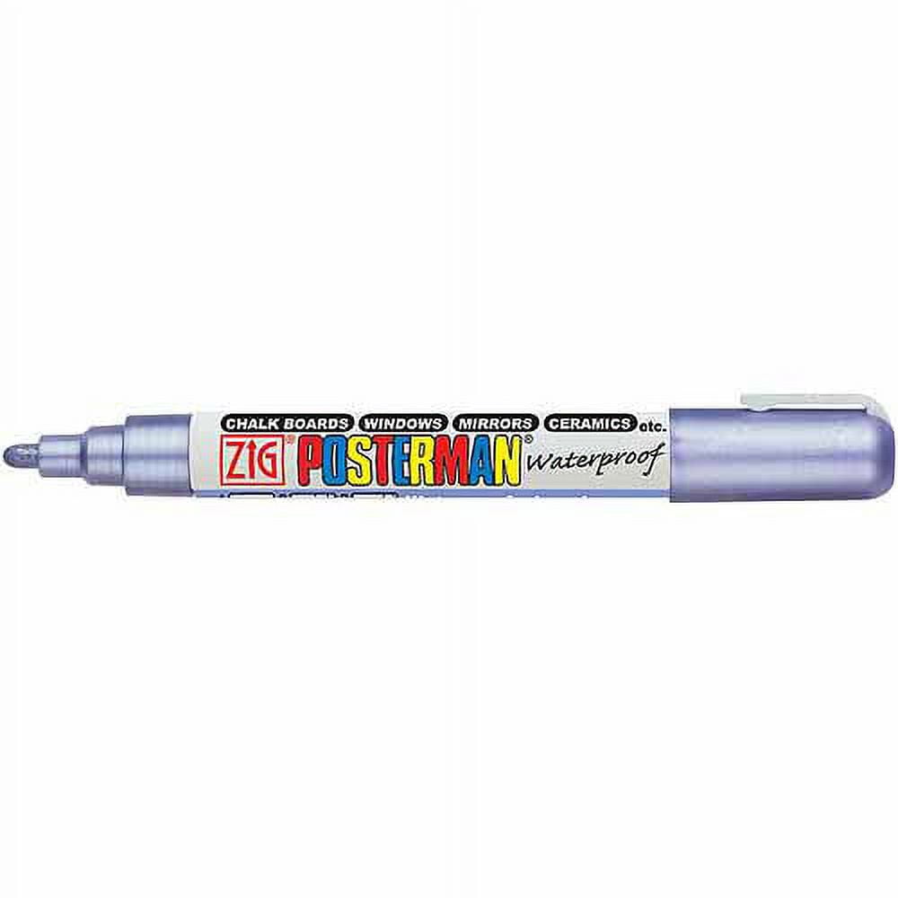 Zig Posterman Fine Tip Marker-White