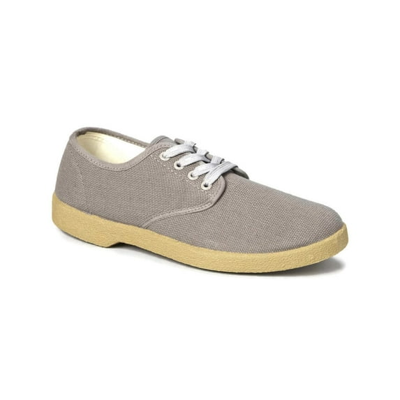 Zig Zag Canvas Oxford Shoes Gray Winos Sizes 6.5-13 NEW