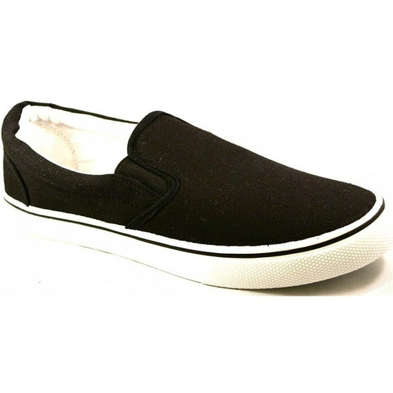 Zig-Zag Canvas Slip-Ons
