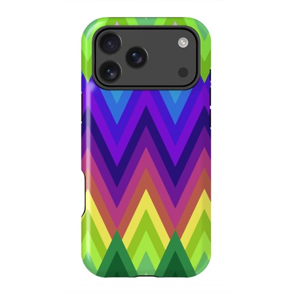 Zig Zag Chevron Pattern G553 Modern Abstract Lines Case with iPhone 17 16 15 14 13 12 11 Pro Max