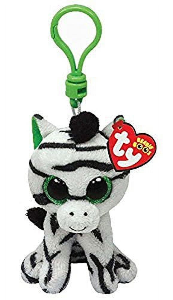 Zig Zag-Clip the Zebra, Authentic Ty Beanie Boo's Collection 