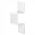 thumbnail image 1 of Zig-Zag Double Corner Shelf - White, 1 of 1