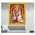 Zig Zag Goddess Saraswati Devi Maa Big Photo Frame For Wall/Table/Pooja