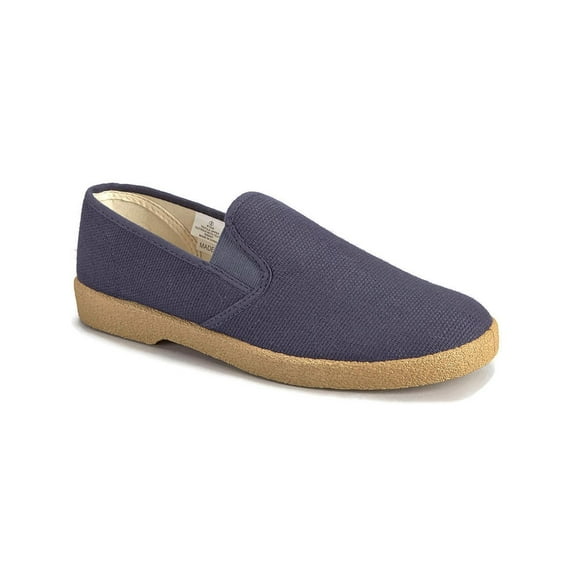Zig Zag Mens Black Canvas Wino Slip-on