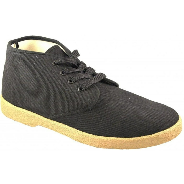 Canvas chukka top