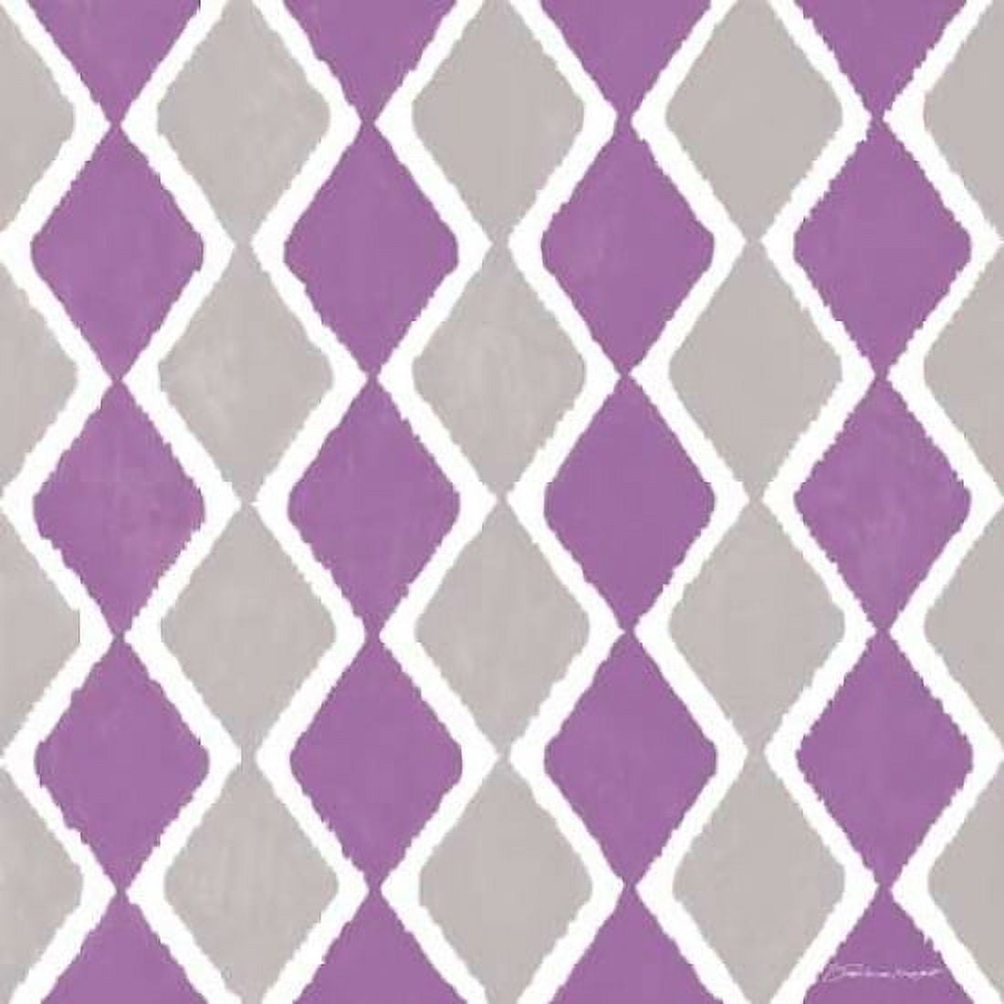 Zig Zag Orchid Canvas Art - Stephanie Marrott (24 x 24)