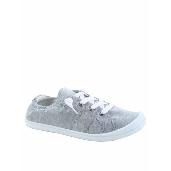 Zig-s Women's Causal Comfort Slip On Round Toe Flat Sneaker Shoes (Gray 6.5)