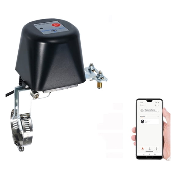 ZigB Wireless Control Gas Water Valve Smart Home Automation Controller Work Support Smart Wireless Control