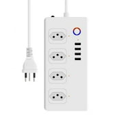 ZigBee  Smart Plug Power Strip Brazil Extension Cord Timer Plug Remote Voice Control Smart  Socket Work with Alexa