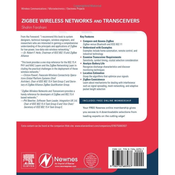 Pre-Owned ZigBee Wireless Networks and Transceivers [Paperback] Farahani PhD, Shahin