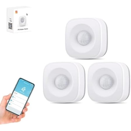 ZigBee3.0 Motion Sensor Tuya Smart Home Sensor with App Alerts Security Alarm Wireless 2.4GHz WiFi Motion Detection Sensor Group Control (4)$$Electronics Accessories