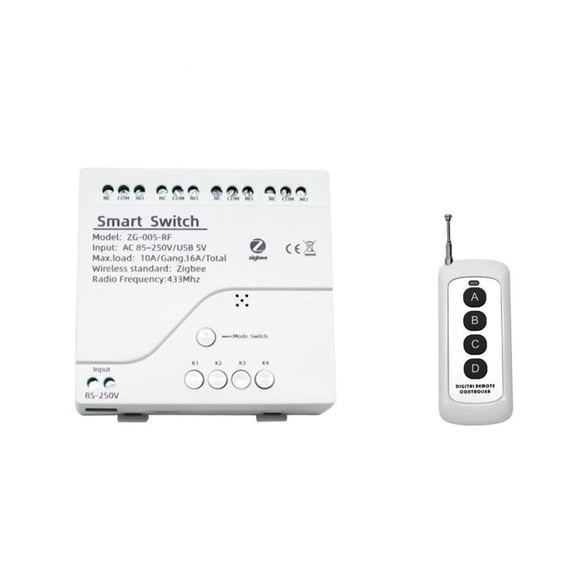 ZigBee3.0 Tuya Smart Switch 220V3 4CH Home Switch Automation Module APP Remote Control Timer Support Home ,Trusted and Reliable