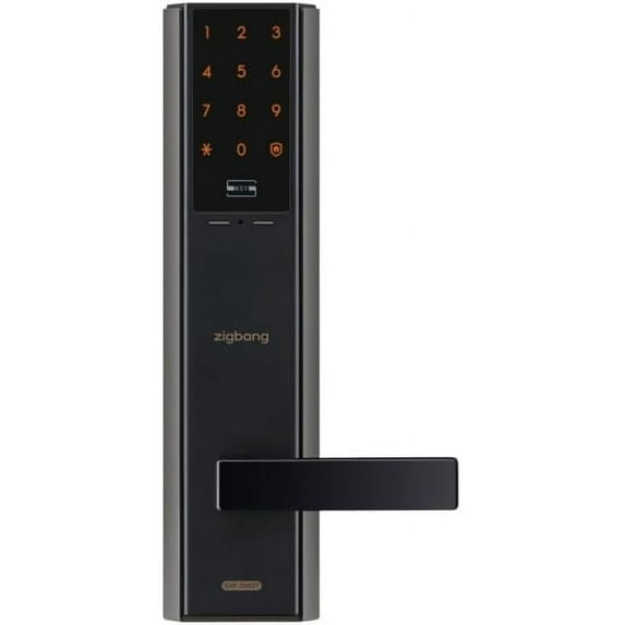 Zigbang SHP-DH537 SHP-DH537MU/ZE Mortise Handle RFID Card Tag/Passcode Smart Digital Door Lock (SHS-AML220)