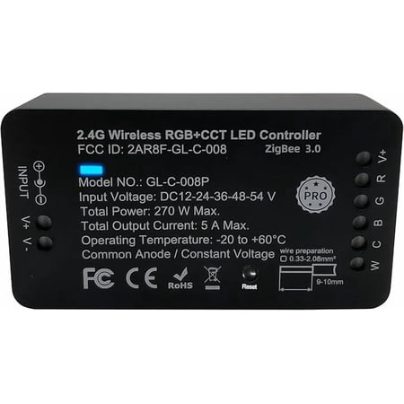 Zigbee 3.0 LED Controller Pro -for RGBW RGBCCT LED Light Strip - Smart APP/Alexa Voice Control - ZigBee HUB Required