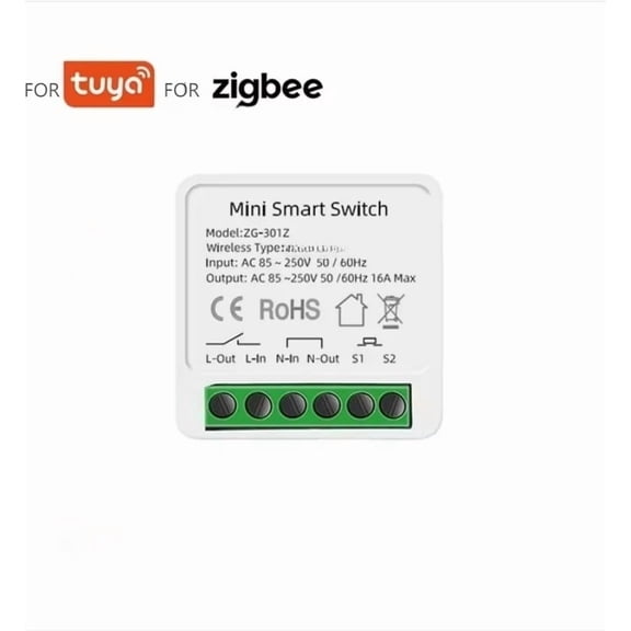 For Zigbee 3 0 Relay Switch for Tuya Smart WiFi Supporting For Home Curtain Modules with Voice Assistants and Dual Mechanical Switch Control Capability