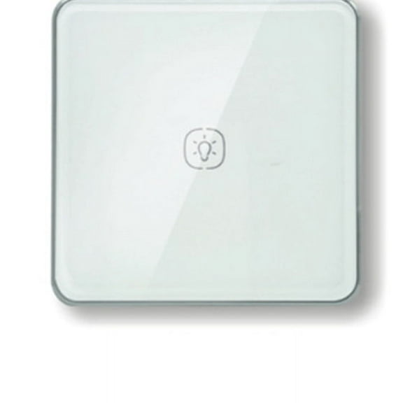 Zigbee Light Switch with Aluminum Frame Glass Touch Switch Work with Tuya Home Assistant Control 2 Way,1 x Light Switch
