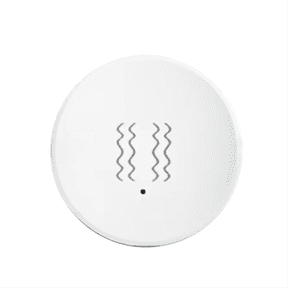 Zigbee Smart Vibration Sensor,Real Time Monitoring,Door Window Vibration Detection Siren for Home,App Remote Control,1 * Vibration Sensor 1 * English instruction manual,White