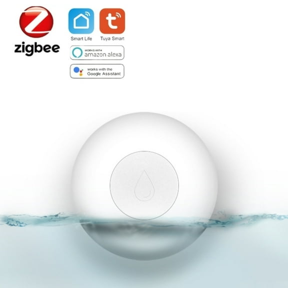 Zigbee Water Leak Sensor, Wireless Smart Water Leak Detector with App Alerts and Remote Monitor, Water Level Sensor Alarm for Home