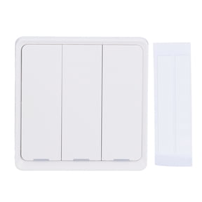 Zigbee Wireless 3-Button Scene Switch with App and Voice Control, White