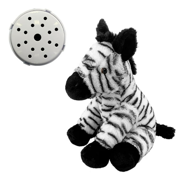 Ziggy the Zebra 16-inch Plush Toy with Recorder Interactive Stuffed Animal for Kids 3+