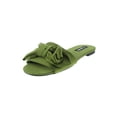 thumbnail image 1 of Zigi Soho Womens Valiant Satin Open Toe Flat Sandals, 1 of 4