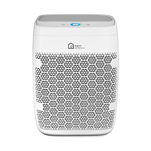 (Open Box) Zigma Aerio-300 1580 Sq Ft Smart 5-in1 HEPA Air Purifier for Home, White