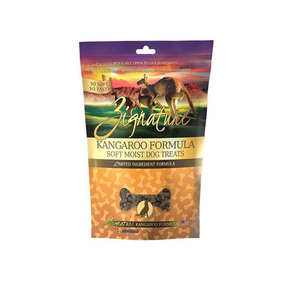 Zignature 810138351062 4 oz Kangaroo Soft Moist Treat