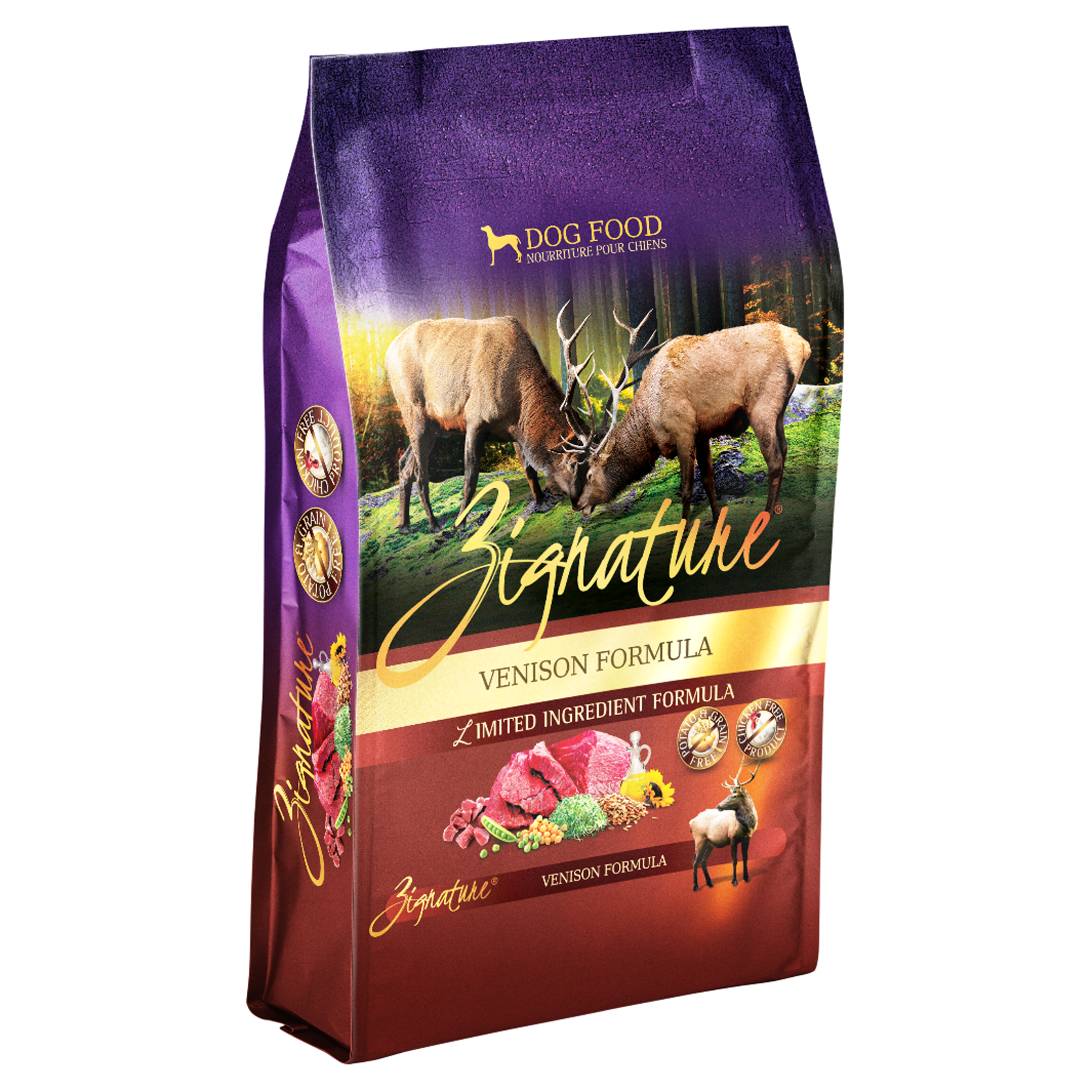 Zignature Grain-Free Venison Formula Dry Dog Food, 27 lb