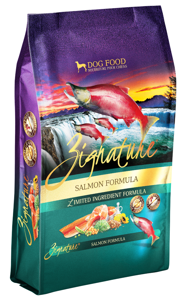 Zignature Salmon Formula Dry Dog Food, 4 Lb