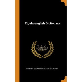 Zigula-English Dictionary Hardcover