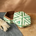 thumbnail image 1 of Expobazaar Decorative Box | Wooden Hexagon Storage Box | 6.5x6.5x3", 1 of 4