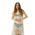 thumbnail image 1 of Zigzag Slip On Women's Beach Cover-Up Dress - NEW ARRIVALS!, 1 of 5