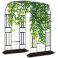 thumbnail image 1 of Zikebtuy Large Tall Garden Arch Trellis for Climbing Plants Outdoor, 87in Tall Metal Garden Arbor Wedding Arches for Lawn, Party, Backyard Decoration, 1 of 7