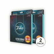 Ziko Acoustic guitar strings 12-53 Hex 95% Phosphor Bronze and Vacuum Coating 2 Pack Set DPP-012