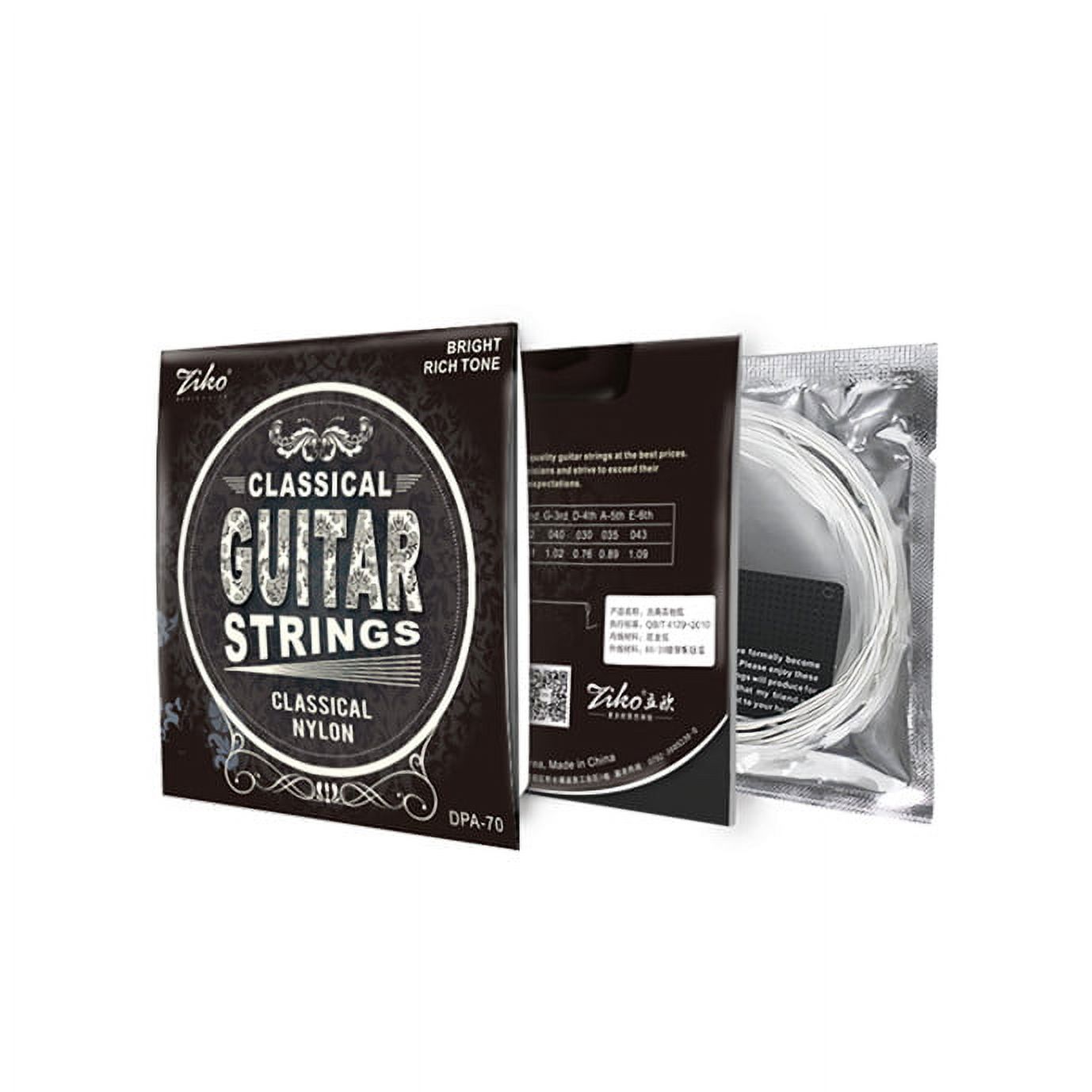 Ziko DPA70 Silver plated Classical guitar strings 2843 2 Pack Set
