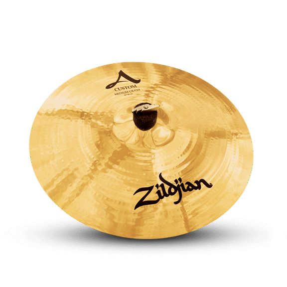 Zildjian 20826 16" Custom Medium Crash Cast Bronze Cymbal With Cut Balance New