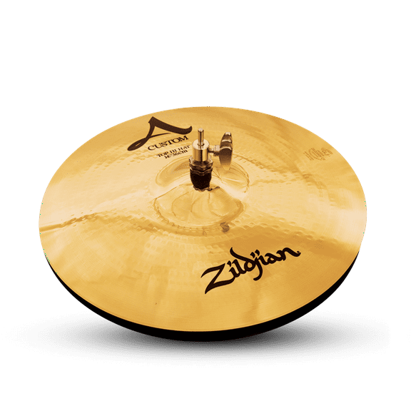 Zildjian A20510 14" A Custom Hi Hat In Pair Brilliant Hihats Drumset Cymbals New