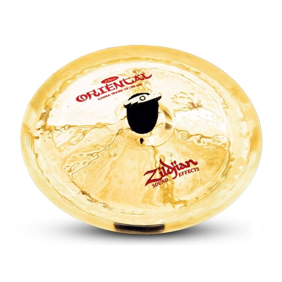 Zildjian A0612 12" Oriental China "Trash" Drumset Cymbal With High Profile New