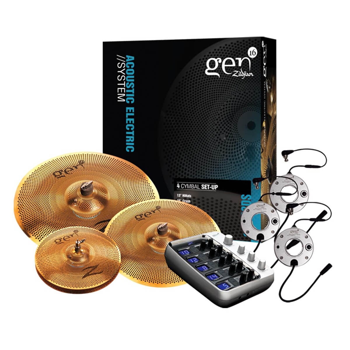 Zildjian Gen16 Series Buffed Bronze Box Set - 13